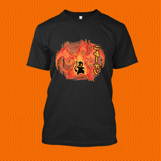 T-Shirt a maniche corte - Orange dragon pocket monster
